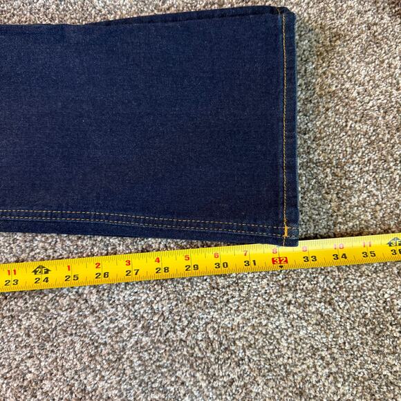 EUC Miss Me Size 30 Boot Cut Dark Wash Blue Jean Jewel And Sequin Pockets Casual - Picture 8 of 10